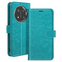 Mayaxess, Honor Magic 7 Lite Wallet Case Standfunktion Mit Handschlaufe, TüRkis