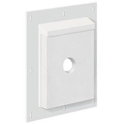 Builders Edge SMS68TW Sturdimount Split Primed Mounting Block - Matte White 