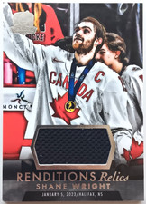 2022-23 UD The Cup Renditions Relics Shane Wright Seattle Kraken