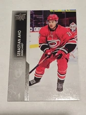 2021-22 Upper Deck 1 Sebastian Aho #32 Hurricanes