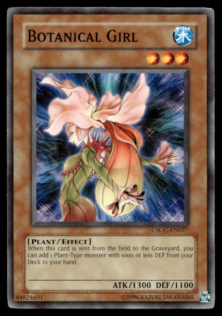 Botanical Girl - CSOC-EN027 - YuGiOh | Buy 3 Get 5 Free