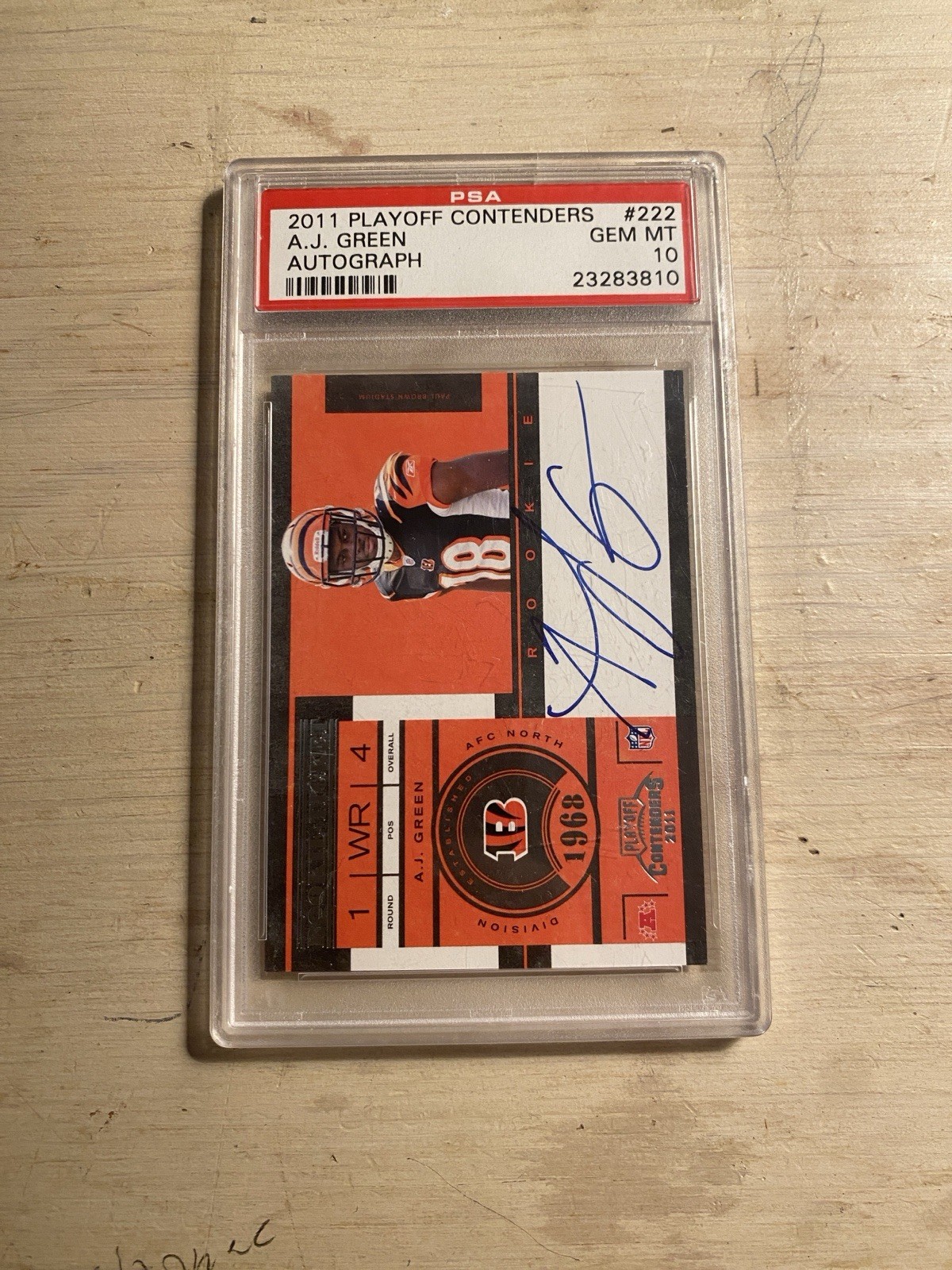 AJ Green Playoff Contenders #222 Autograph