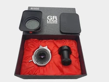[MINT] RICOH GR LENS 21mm f/3.5 for Leica L39 Screw Mount w/ Finder, Hood, Cap