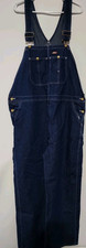 Men's 42 x 30 - Dickies Carpenter Cotton Denim Zipper Fly Bib Overalls