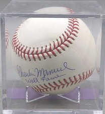 CHARLIE MANUEL SIGNED BASEBALL ROMLB 2008 WS CHAMPS PHILLIES COA AUTO