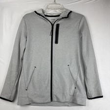 Old Navy Active Dynamic Fleece Unisex Kids XL 14/16 Gray Activewear Full Zip