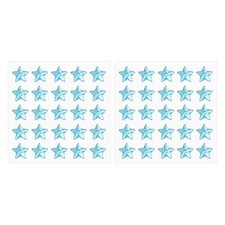 2 Sheet Star Gem Stickers 10mm, Self Adhesive Rhinestones Jewel Sticker Blue