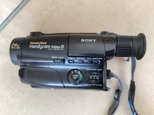 Sony Vintage Steadshot Handycam Video 8 Camcorder CCD- TR510E Pal . Not tested. 