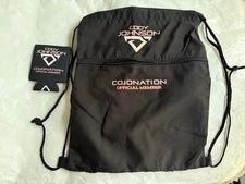 2025 Cody Johnson Fan Club Official Member Gift Drawstring Backpack COJO Nation