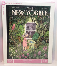 2025 New York Puzzle Company The New Yorker: Winter Garden 500 Pcs New 18 x 24"