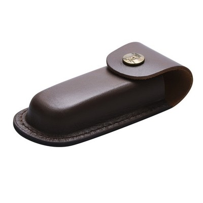 5'' Durable Leather Knife Sheath Folding Pocket Multi Tool Pouch Holster Case F