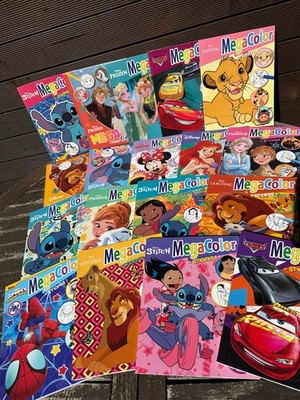 Disney Malbuch für Kinder / 128 Seiten Ausmalspaß + Sticker / DIN A4
