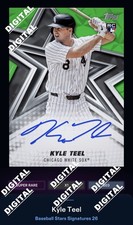 [READ] DIGITAL Topps Card - Kyle Teel - Baseball Stars Signatures 26 - Green