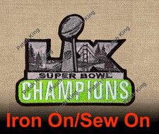 Super Bowl Champions Patch LX 60 Patch Seattle Football Jersey Patch