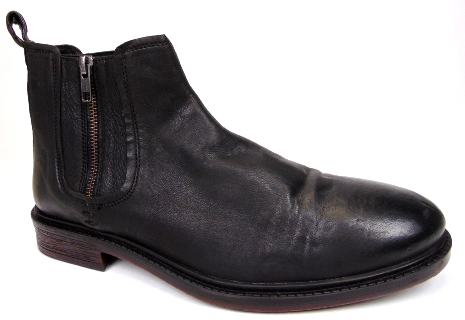 's Chelsea Boot, Size 13.0 M,  Black Leather