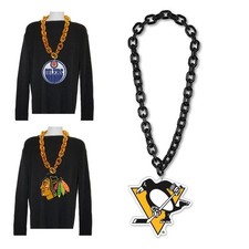 Pittsburgh Penguins Hockey Big Chain Necklace - 38