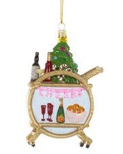 Cody Foster Co. Holiday Bar Cart Ornament Multicolor