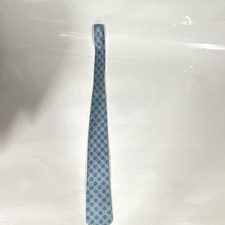 Ferucci Men's Geometric Pattern Blue Green Woven Tie Classic Formal Necktie