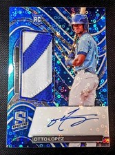 2022 Panini Chronicles - Spectra Rookie Jersey Autograph Otto Lopez #119 Neon...