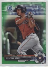 2017 Bowman Chrome Prospects Green Refractor 27/99 Jonathan Arauz #BCP155 4f5