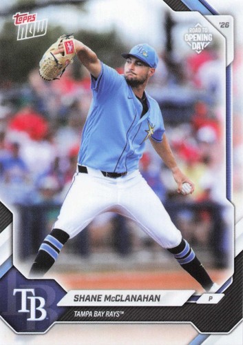 2026 Topps Now OD-39 Shane McClanahan