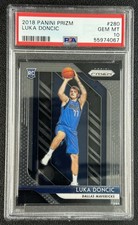 LUKA DONCIC PSA 10 2018-19 PANINI PRIZM #280 ROOKIE RC MAVERICKS 4067