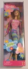VTG Mattel Barbie Flower Power 11" Doll Blonde Hair with Brush, Hat & Purse 2000