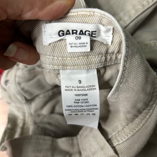 Garage Womens Cargo Carpenter Pants Bundle Red Tan Wide Leg Size 9 Contrast - Afbeelding 8 van 9