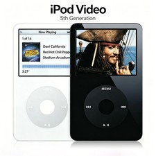 Como Nuevo Apple iPod Video 5ta Generación 30GB 64GB 128GB Mejorado - 99% Nuevo