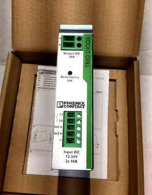 PHOENIX CONTACT REDUNDANCY MODULE NO: 2866514 TRIO DIODE/12-24DC/2X10/1X20 (C-3)