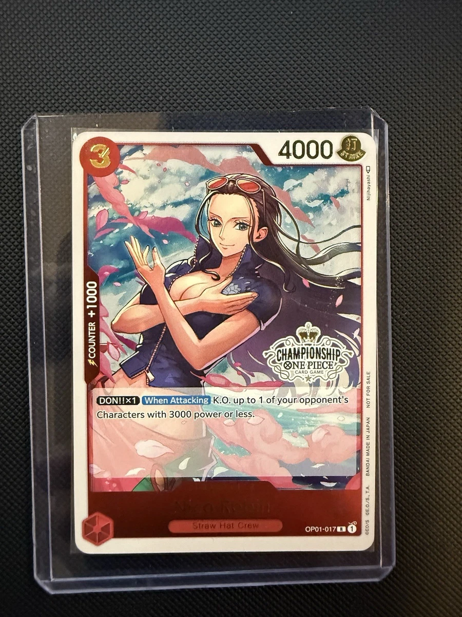 Nico Robin OP01-017 One Piece Promotion Cards for sale | eBay
