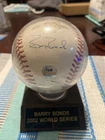 BARRY BONDS GIANTS SIGNED 2002 World Series  BASEBALL BONDS 25