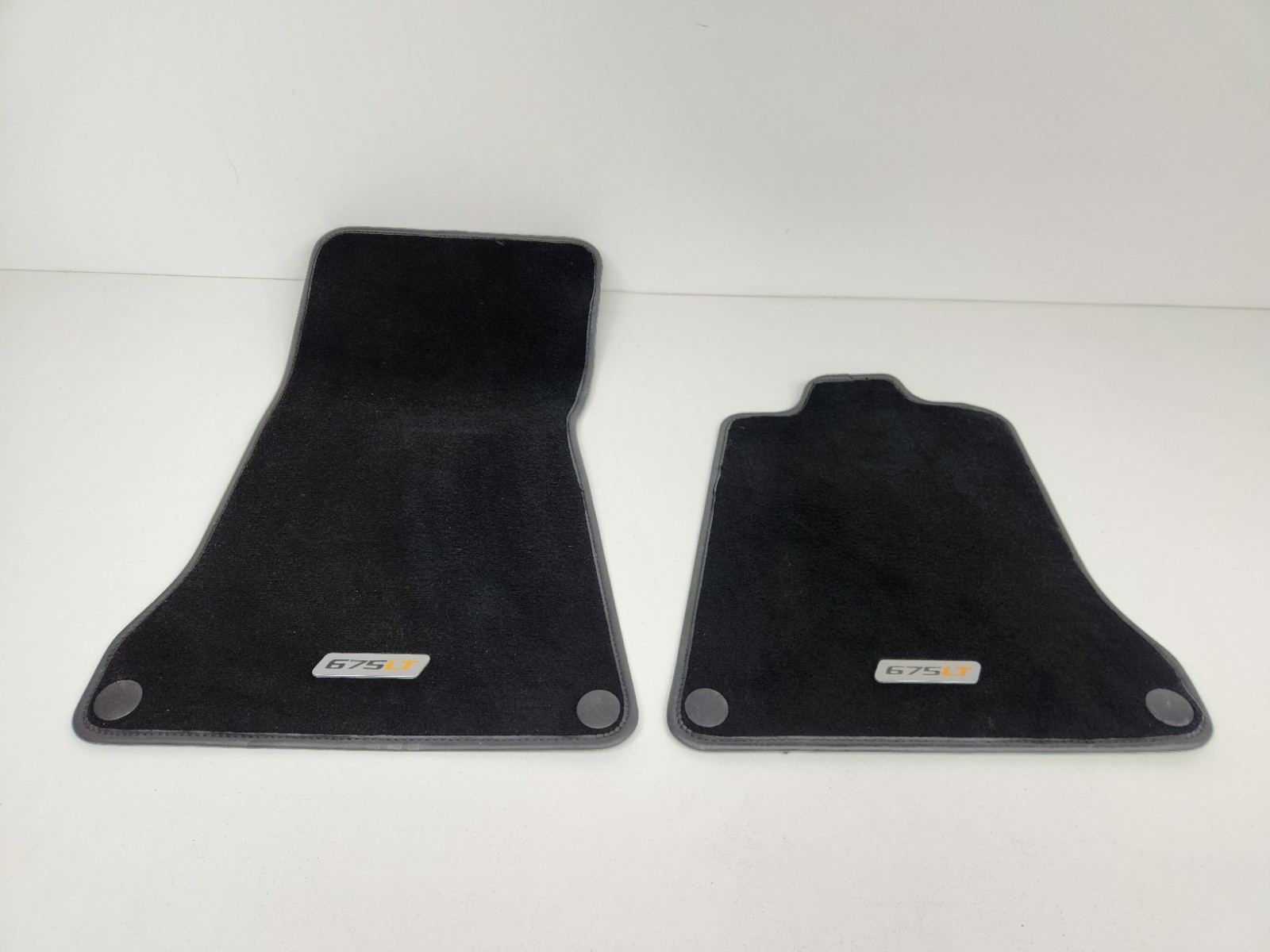 2015-2017 MCLAREN 675LT FRONT LEFT & RIGHT SIDE FLOOR CARPET MAT PAIR 11N3775RP 