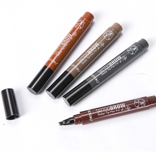 Microblading Wasserfest Tattoo Augenbrauen Tinte Stift Lang Letzte Gabel ✅ , - Photo 6/16