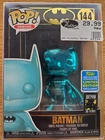 Funko Pop! DC Comics Batman Teal Chrome 19' SDCC 144