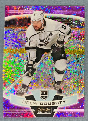 Drew Doughty SER /399 2019-20 O-Pee-Chee Platinum Violet Pixels #59