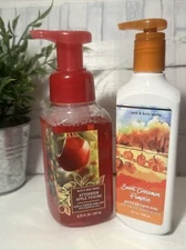 2 Bath Body Works AFTERNOON APPLE PICKING Foaming Hand Soap 8.75 Sweet Cinnamon