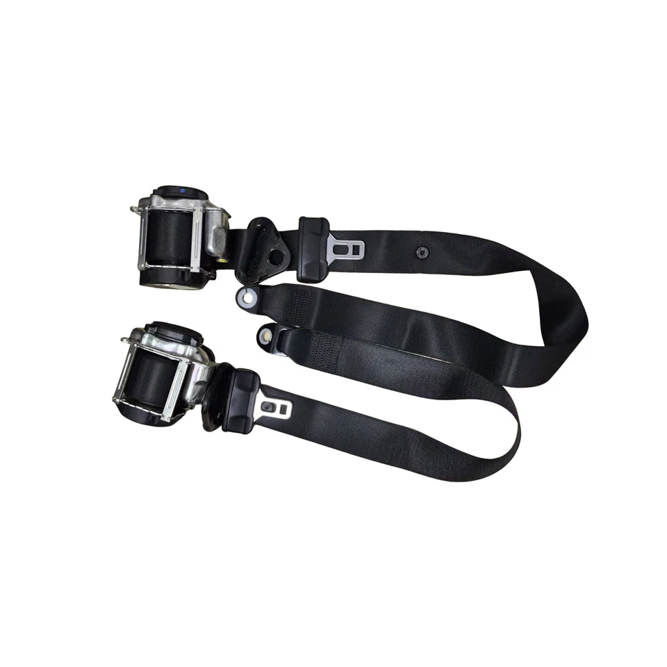 Cinturones de seguridad delanteros izquierdo derecho negro 2019 2020 2021 2022 2023 para Ford Transit Foto 2 de 4