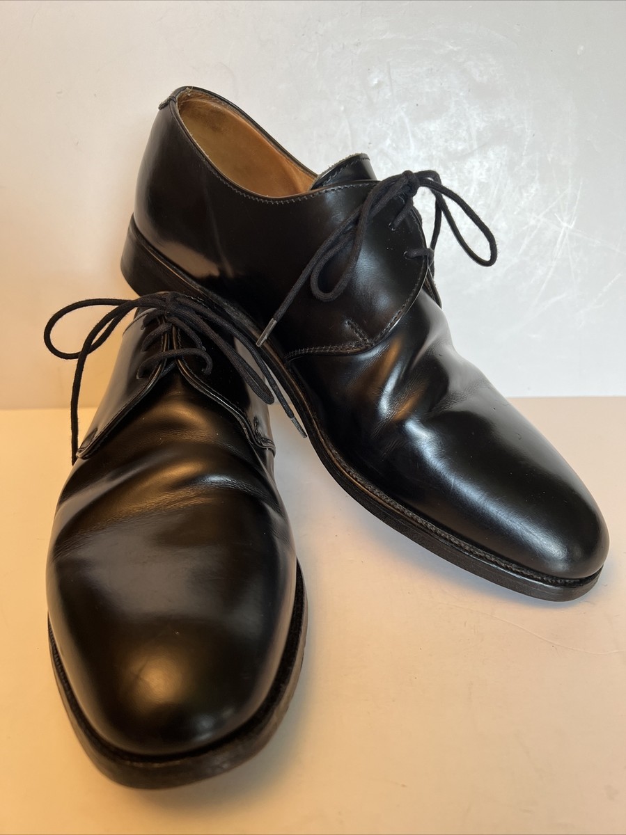 Alfred Sargent Blair Mens Black Leather Lace Up Dress Shoes  display picture 1
