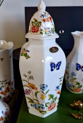 Aynsley Cottage Garden Vintage Deckeldose sehr guter Zustand