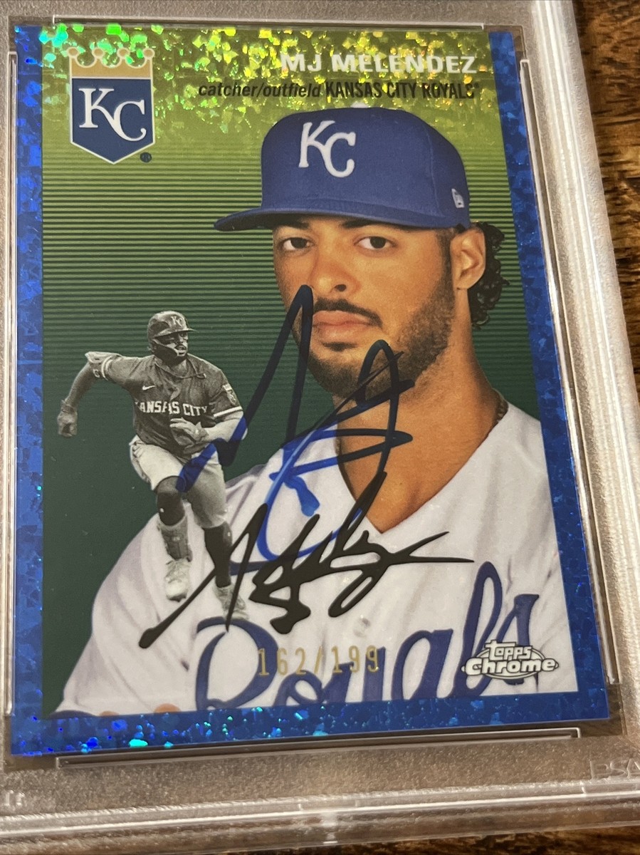 TOPPS DYNASTY MJ MELENDEZ auto WBC サイン MJ Melendez IP Signed Topps Chrome Card Psa Dna Coa Slab