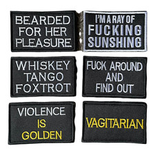 Army Marine Military Funny Humor Morale Tactical Patches Hook Loop