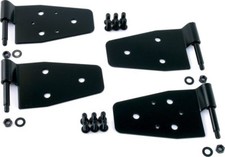 Black Door Hinges With Hardware Set For 1987-2006 Jeep Wrangler Yj Tj Lj