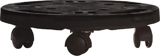 ArtPlast Carrello Sposta Tutto Tondo in PP con Ruote Portata 170Kg Nero PF37987