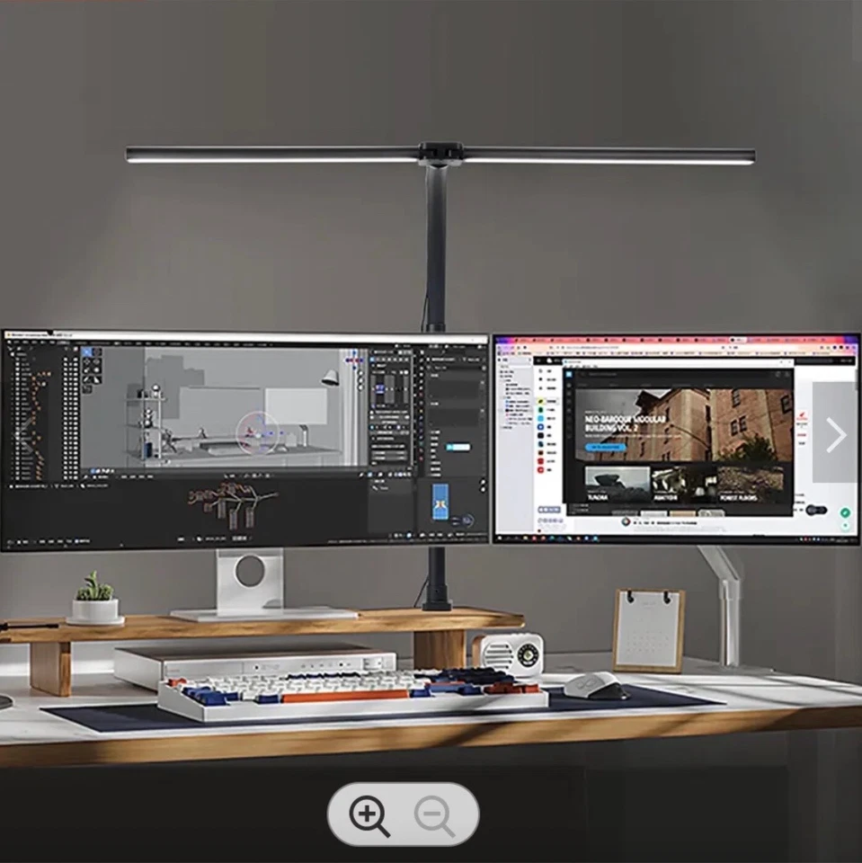 Bildschirmlampe Tisch Lampe LED TOUCH dimmbar Büro PC Tageslicht  24W 80cm XL !! - Bild 2 von 4