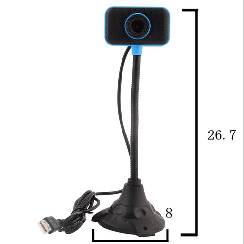 Webcam USB pour PC de Bureau, Caméra Web Ordinateur Portable avec Microphone - Photo 2/8