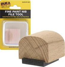 Dura-Gold - Fine Paint Nib File Tool - Fix Paint Imperfections, Shave off Surfac