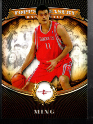 B2892- 2008-09 Topps Treasury Refractors Bronze #21 Yao Ming /999 - NM-MT