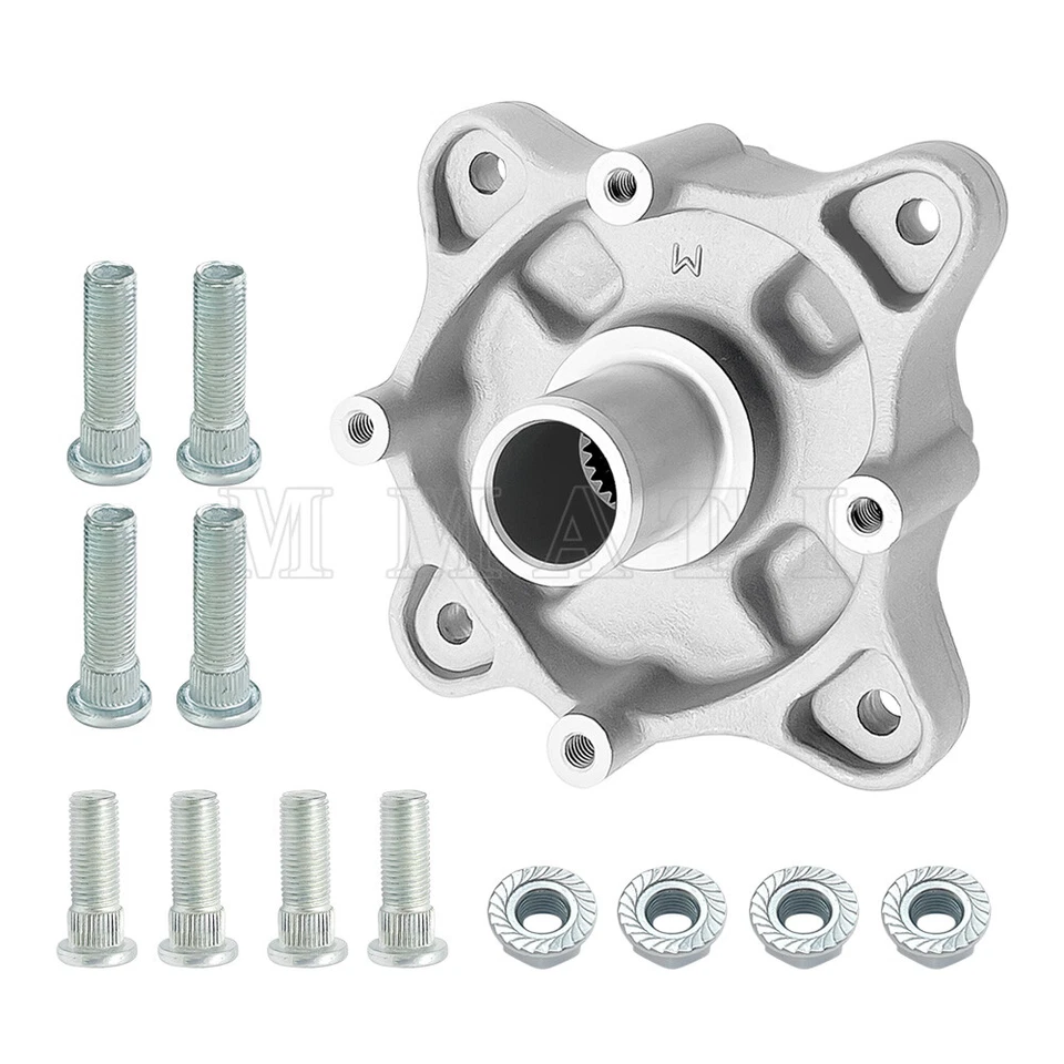 Buje de rueda trasera + cojinete + pernos para Polaris Ranger 425 500 700 650 TM 2002-2005 Foto 4 de 4