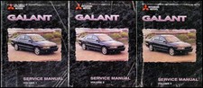 1999 Mitsubishi Galant Shop Manual 3 Volume Set Repair Service Books Oem